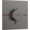 Hansgrohe SprchaSelect Comfort E Termostatická batéria, brúsený čierny chróm 15574340