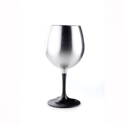 pohár GSI OUTDOORS GLACIER STAINLESS NESTING RED WINE GLASS ONE SIZE