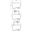 BREMBO Predné Brzdové platničky 3D0698151A