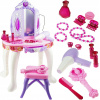 Detský kozmetický stolík - Obliekanie Tabuľka pre Dievča Zrkadlo Wand Sušička (Detský kozmetický stolík - Obliekanie Tabuľka pre Dievča Zrkadlo Wand Sušička)
