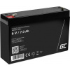 Green Cell AGM12 olověný akumulátor 6 V 7 Ah olověná gelová (š x v x h) 151 x 100 x 35 mm plochý konektor 4,8 mm odolné proti více cyklům, bezúdržbové