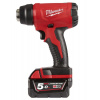 Aku teplovzdušná pištoľ 18V 5,0 Ah, rýchle zahrievanie - Milwaukee M18 BHG-502C