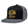 šiltovka DOUBLE CHECK FLATBILL HAT, ALPINESTARS (černá/tmavá šedá/žlutá, vel. L