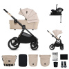 KINDERKRAFT Nea 2 Bizzu + Cybex Aton B2 + Base One dune whisper 2025