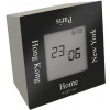 NEXTIME Dizajnové stolové digitálne hodiny 5190zw Nextime Turn4Time 8cm