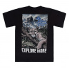LRG tričko Mountain King Tee - Black Veľkosť: XL
