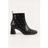 Kožené členkové topánky Karl Lagerfeld BEATA čierna farba, na podpätku, KL31445S KL31445S.00S EUR 40