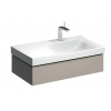 Geberit Xeno 2 Skrinka pod umývadlo 90 cm, s odkladacou plochou, zásuvka s LED svietidlom, sivobéžová 500.514.00.1