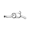 Koncový tlmič výfuku BOSAL 154-175 BOSAL BOSAL154-175