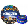SADA JEDLÝ OBRÁZOK NA TORTU ROBLOX + 2 BOKY + NÁPIS
