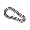 Karabína hasičská DIN 5299C, nehrdz. oceľ A2, 40x4mm