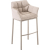 Design-Shop Damas E4 nerezový rám / Slonová kosť