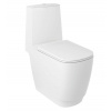 Kludi Resa S WC kombi misa, spodný odpad, Rimless, Spiralflush, matná biela 27WCB0253