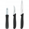 Fiskars Essential Sada nožov na ovocie a zeleninu Škrabka 3 kusy (1065600)