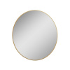 Lotosan SAND Round zrkadlo s LED podsvietením ? 80 cm ? 80 cm zlatá LN8128