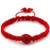 Shamballa náramok červený proti urieknutiu - Detský 12–14 cm (5–12 rokov)
