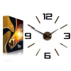 Nástenný hodinový strojček ModernClock čierny 60 cm