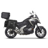 SHAD Kompletná sada sedlových brašní SHAD TERRA TR40 adventure a hliníkového vrchného kufra SHAD TERRA BLACK 48L vrátane montážnej sady SHAD HONDA NX 750 X 2021-
