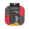 LickiMat® Slomo™ lízacia podložka 20 x 20 cm červená