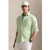 Bavlnená košeľa Polo Ralph Lauren Sport Shirt pánska, zelená farba, regular, s klasickým golierom, 710968913