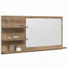 zahrada-XL Kúpeľňová skrinka dub artisan 90x11x45 cm kompozitné drevo 856263