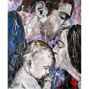 Zázračná trojka - Ľudo Ševčík, originálny, ručne maľovany obraz L (do veľkosti 95x95cm) Viac farieb
