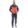 TUTA VISA MELANGE CON CAPPUCCIO POLARFLEECE BLU/ROSSO MELANGE Tg. 5XL