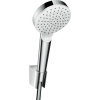 Hansgrohe Crometta - Sprchový set 100 1jet s hadicou 1250 mm, biela/chróm 26690400