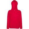 Fruit of the Loom F.O.L. | Lady-Fit Lightweight Hooded Sweat Dámska mikina s kapucňou_16.2148 Farba: red, Veľkosť: XS