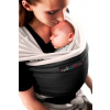 Baby šatka Je Porte Mon Bébé Cream/Black (elastické baby šatky JPMBB Original)