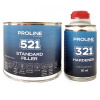 Akrylový plnič biely PROLINE 521 HS 5:1 0,5L (420 + 80 ml) (PROLINE 521 STANDARD WHITE FILLER + PROLINE 321 HARDENER)