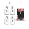 Testovacia sada + 4 kvetinovo-korenistý parfém 30 ml