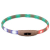 Obojok Trixie svietiaci USB farebný XS-XL: 65 cm/16 mm