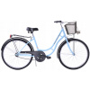 Mestsky bicykel - Mestský bicykel 26 Dámsky mužský modrý retro+košík (Mestský bicykel 26 Dámsky mužský modrý retro+košík)