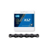 Reťaz KMC X-12 black 126 článkov box