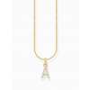 Thomas Sabo KE2240-414-14-L45V Gold-plated necklace letter A