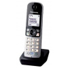 Telefón pre pevnú linku Panasonic KX-TGA681FXB Black, prídavná rúčka (KX-TGA681FXB)