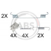 Sada príslušenstva brzdovej čeľuste Opel Corsa D A.B.S. 0883Q (Sada príslušenstva brzdovej čeľuste Opel Corsa D A.B.S. 0883Q)