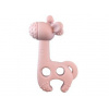 DiaperChamp hryzátko žirafa Bite me Raff Old Pink