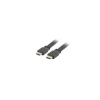 LANBERG HDMI M/M 2.0 kabel 5M 4K černý plochý CA-HDMI-21CU-0050-BK