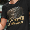 Tričko s potlačou FALLOUT Pánsky Čierna 110 cm/4 roky