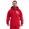 Amstaff mikina na zips s kapucňou Logo 2.0 Zip red/white Veľkosť: M, Farba: červená