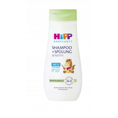 Hipp Babysanft Sensitive šampón a kondicionér pre deti od narodenia 200 ml