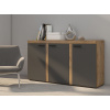 Casarredo Komoda PUERTO 3D dub lefkas/grafit
