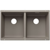 Blanco Subline 350/350 Silgranitový drez, 76x46 cm, tartufo 527833