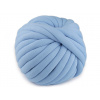 Priadza Marshmallow hrubá 750 g Variant: 7 (909) modrá svetlá, Balenie: 1 m