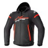 Bunda ZACA WATERPROOF, ALPINESTARS (čierna/červená/biela, veľ. L)