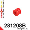 281208B: Rear anti roll bar bush 14mm Red