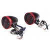 zvukový systém s reproduktormi bluetooth stu 103r pre motocykel