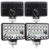 4x LED pracovné svetlo 12V 24V 108W COMBO HALOGÉN reflektor pre traktor
